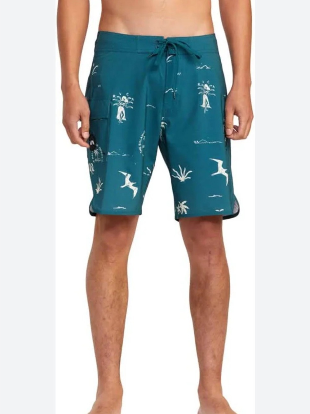 Rvca - Mens Hula Hands Eastern 19 Boardshorts size 32